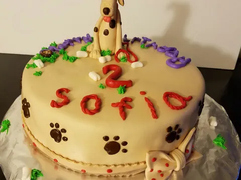 Dječija rođendanska torta kuca
