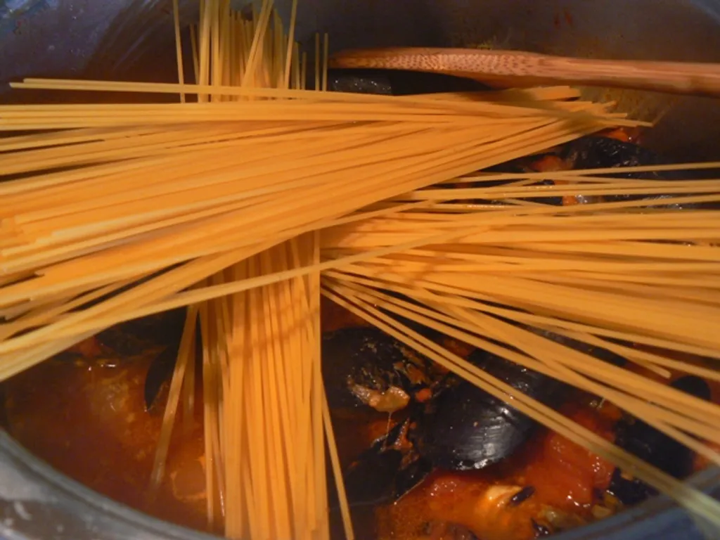 Špageti s mušulama