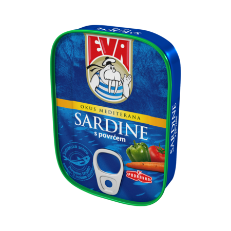 Sardines with vegetable in sauce