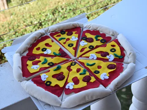 pizza od platna