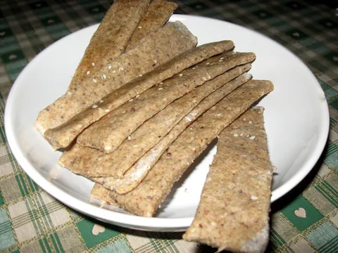 Krekeri s lanenim semenkama  od Dajane