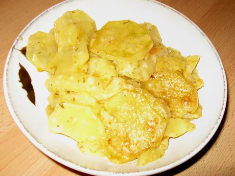 Posna varijanta recepta od Pomoravke: Krompir i pečurke u bešamel sosu