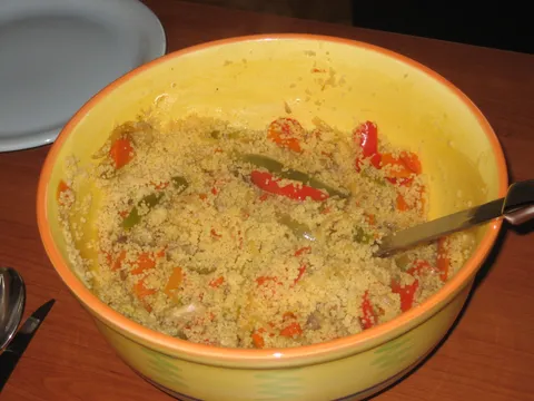 Couscous s povrćem i šampinjonima