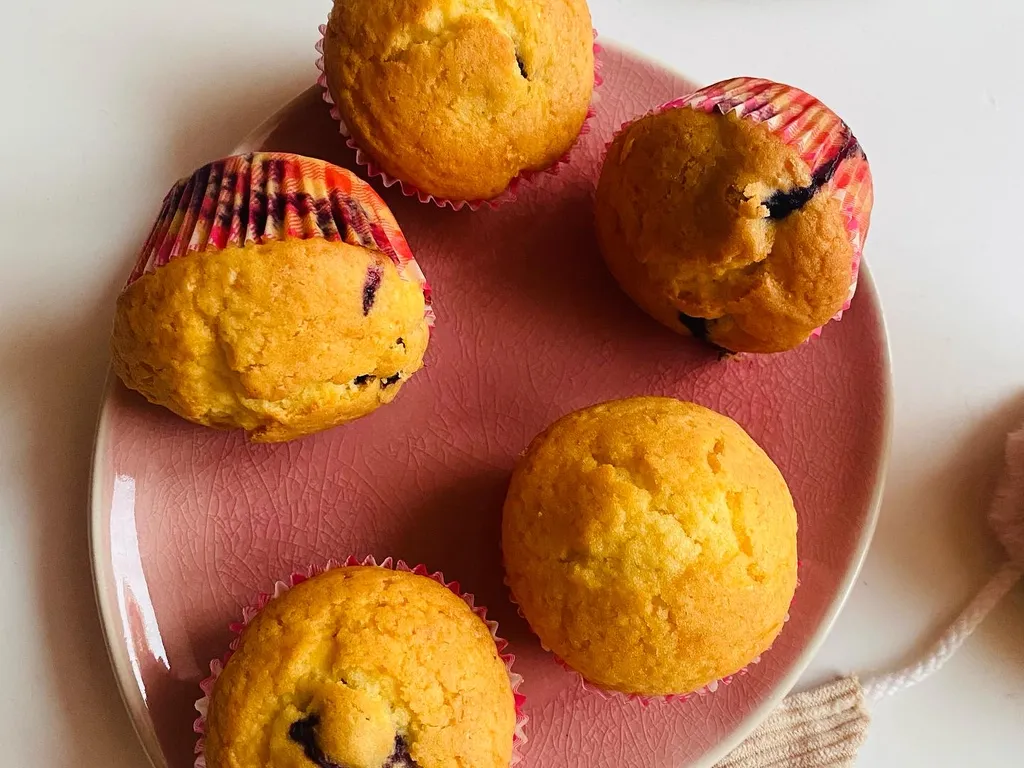 Vanila borovnica muffins