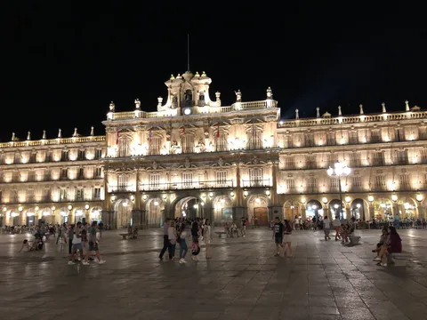 La Plaza mayor de Salamanca