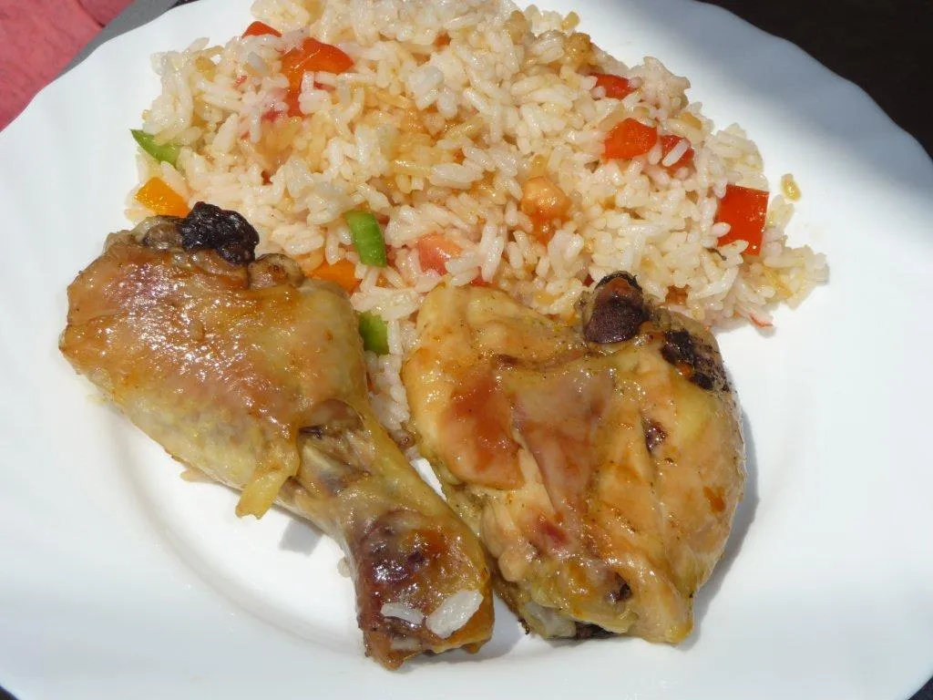 Piletina s rižom u pečnici