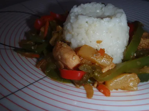 Piletina i riža s okusom istoka