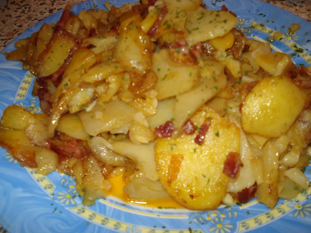 Prilog od krumpira i pancete