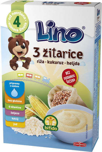 Lino 3 žita – riž, proso in ajda