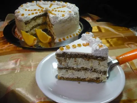 Nježna torta s narančom