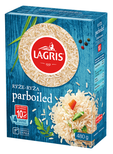 Rýže parboiled 10 min. - varné sáčky