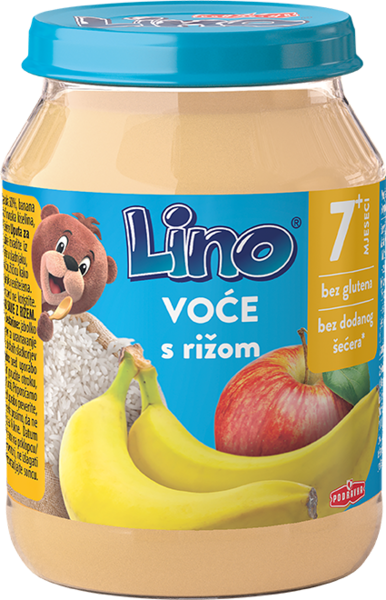 Lino puree fruit and rice