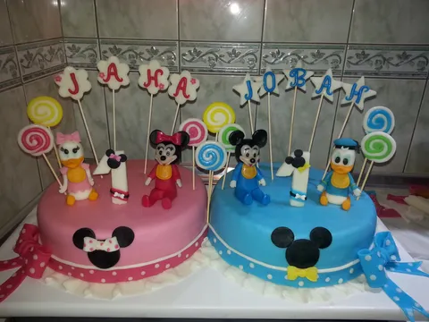 Mickey and Minnie for Twins (Jovan and Jana)