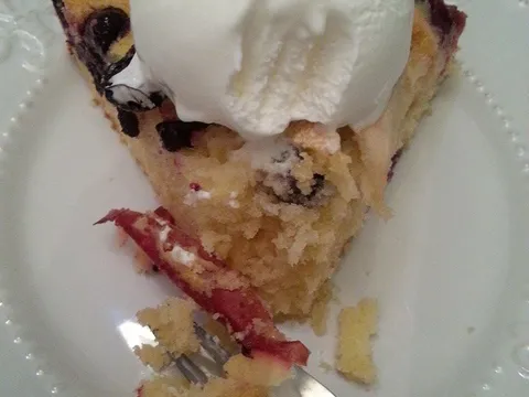 Simple apple an blueberry bake by Donna Hay