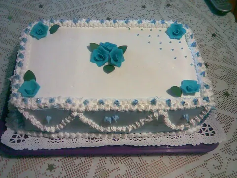 Svadbena plava torta