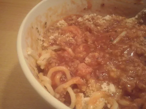 Spaghetti bolognese by me