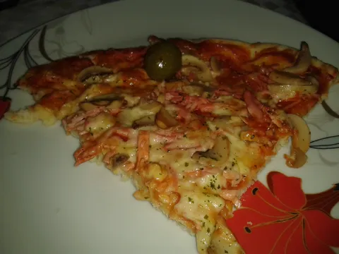 Pizza "na brzaka"
