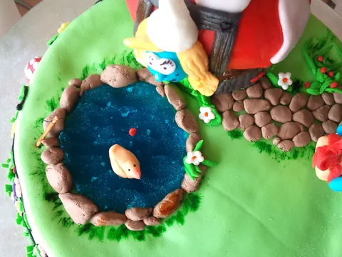 Vanjina štrumpf torta za 6. rođendan