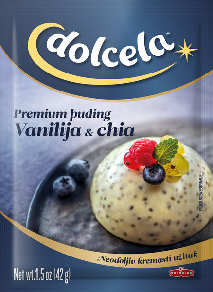 Puding vanilja & chia premium