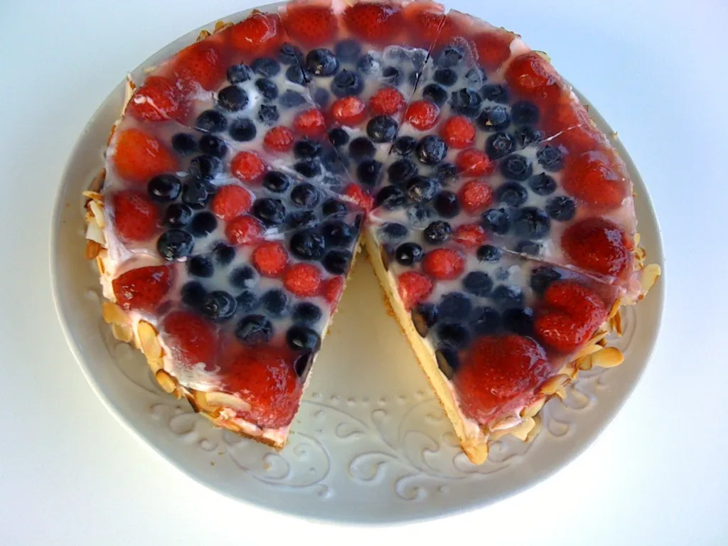 Red, White and Blue Tart