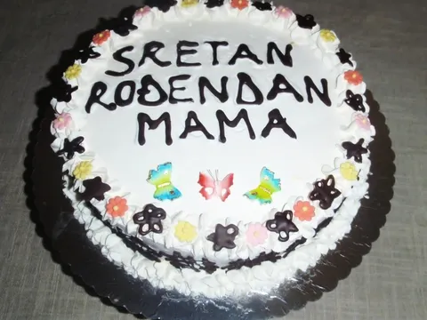 Monte torta za prijateljičinu mamu :)