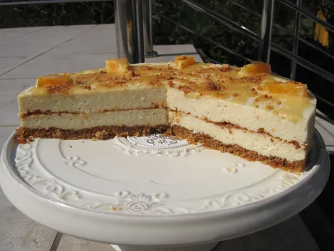 White tender cheesecake by Omnia - Presjek