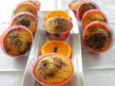 Mramorni muffini s narančom