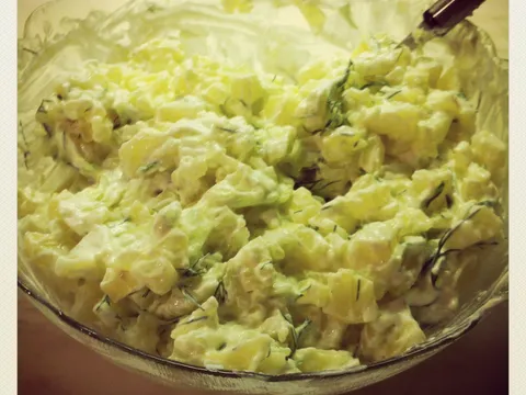 Grcka krumpir salata ( Tzatziki - krumpir salata)