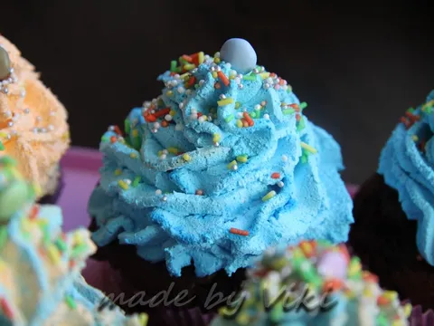 Cupcake - napokon plavi : )