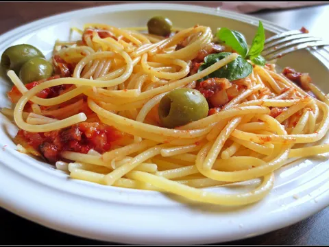 Spaghetti all` amatriciana