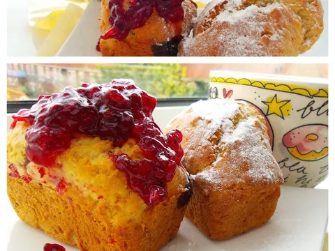 Tea time: Cranberry & Vanilla Muffins