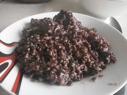 Rižoto od crne riže-pirinča