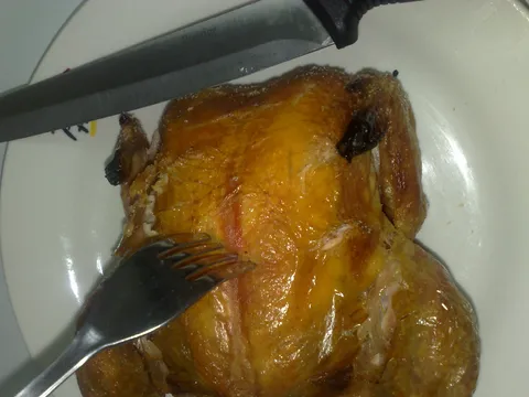 piletina pecena na pola kg soli :))