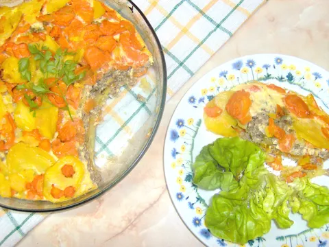 Musaka od krompira i šargarepe