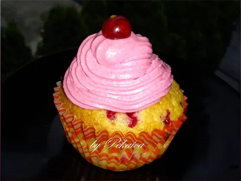 Ribizli-cupcakes