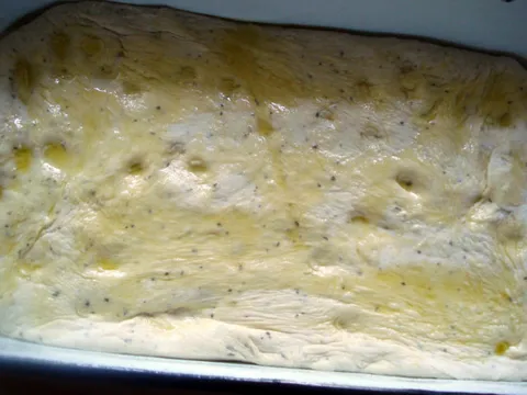 Focaccia iz bread makera ili ručno miješena 5 korak pripreme