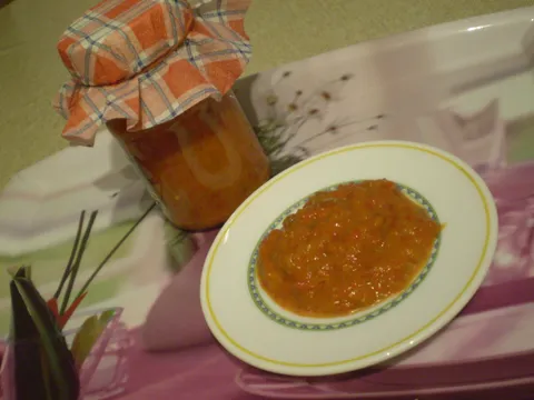 Ajvar(jednostavna verzija sa kuhanom paprikom)