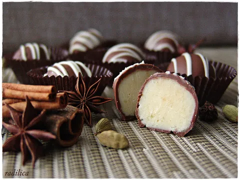 White Chocolate - Chai Truffles