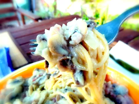 Spaghetti Carbonara à la moi! :)