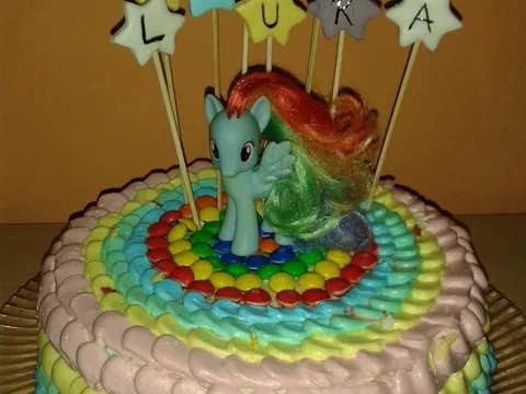 Rainbow torta