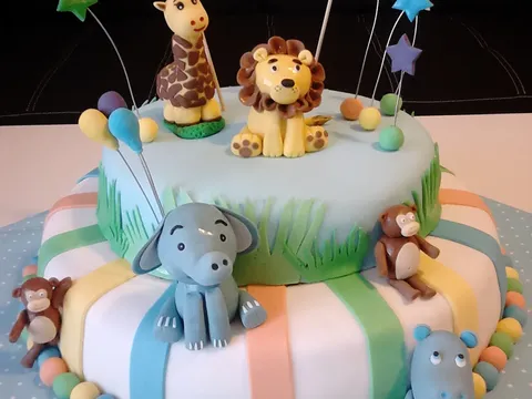 Dječja torta sa životinjicama - Childrens's cake with animals