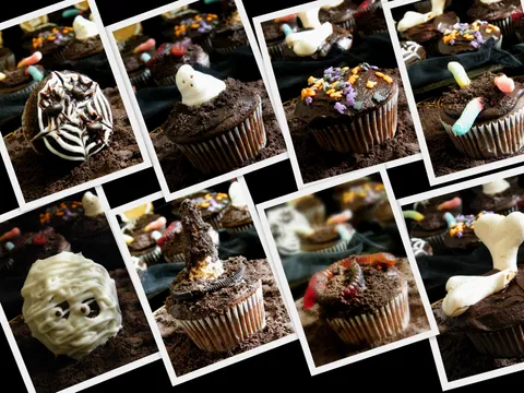 Kolaz-Chocolate Devil&#8217;s cupcakes