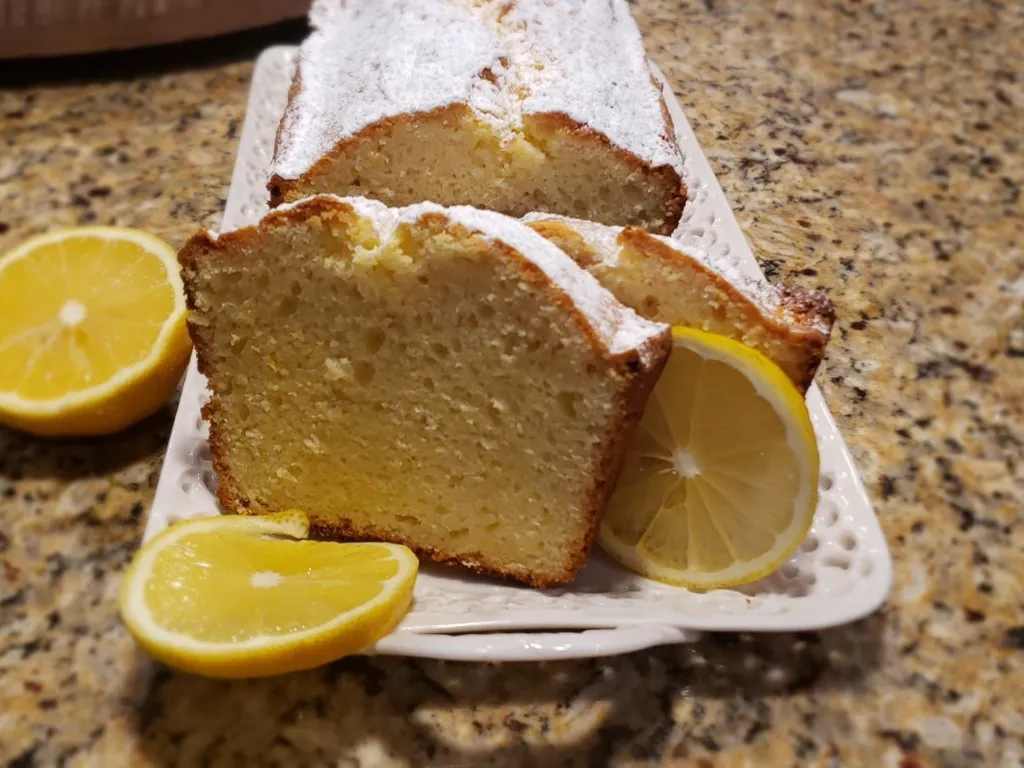 Lemon cream cheese pound cake