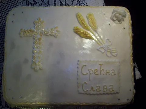 moja prva torta za Slavu