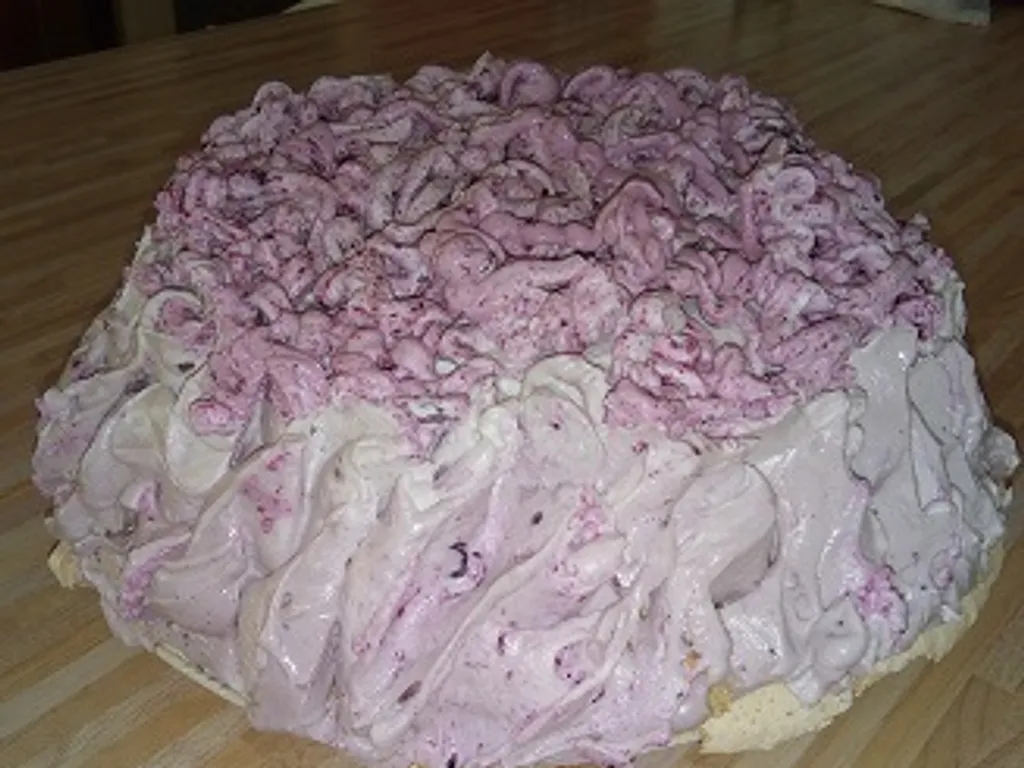 Anđeoski kolač sa borovnicama / Angel cake with blueberries