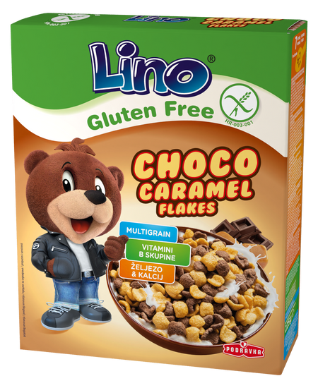 Lino Choco caramel flakes bez glutena