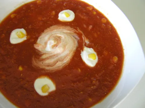 Krem juha od rajčice i kukuruza