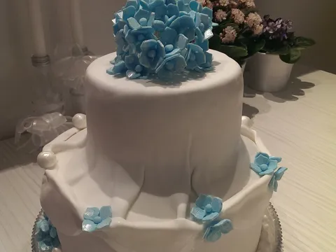 Torta hortenzija - hydrangea cake