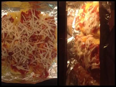 Zapecena palenta sa sirom i paradajz sosom by TinaMN