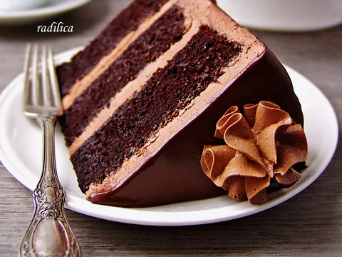 Čokoladna torta - presek